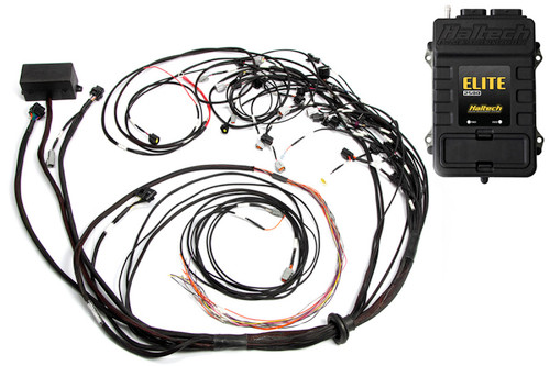 Haltech HT-151369 - Elite 2500 Terminated Harness ECU Kit w/EV1 Injector Connectors