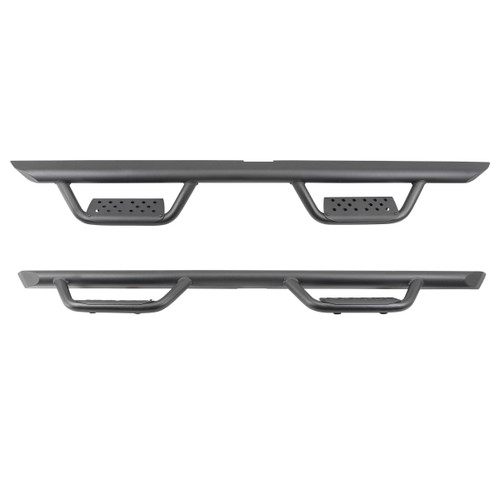 Go Rhino D20080T - Dominator Xtreme D2 Side Steps 80in. Cab Length - Tex. Blk (No Drill/Mounting Brkt Req.)