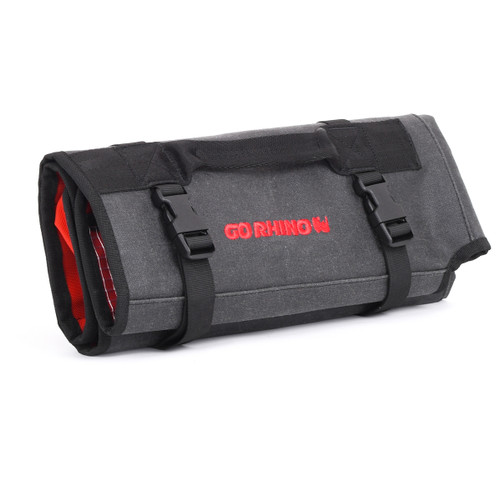 Go Rhino XG1000-01 - XVenture Gear Tool Roll Large (7x7in. Closed) 12oz Waxed Canvas - Black