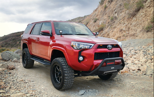 Go Rhino FSD64425T -  Dominator Xtreme D6 SideSteps With Frame Mounted Bracket Kit - Textured Black