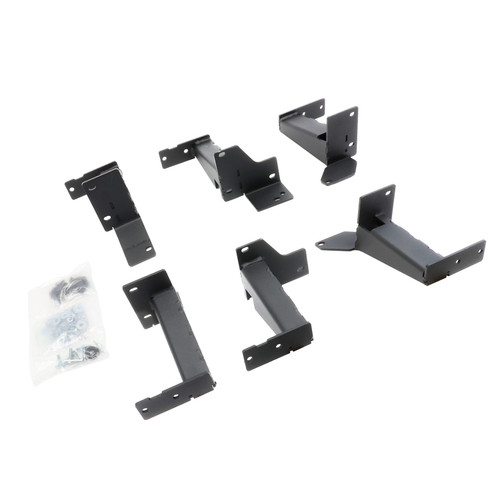 Go Rhino FSD64425T -  Dominator Xtreme D6 SideSteps With Frame Mounted Bracket Kit - Textured Black