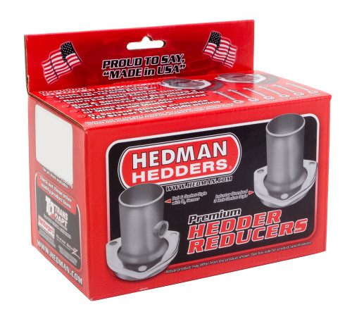 Hedman Hedders 21110 - 3 IN. 3-BOLT FLANGE HEADER REDUCERS; 2-1/2 IN. EXHAUST SYSTEM; ALUMINIZED