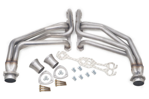Hedman Hedders 62090 - STAINLESS STEEL HEADERS; 1-5/8 IN. TUBE DIA.; 3 IN. COLL.; FULL LENGTH DESIGN- UNCOATED