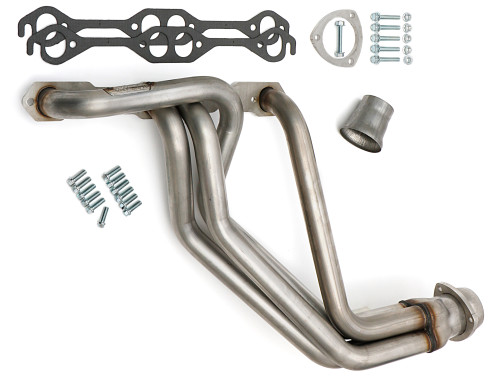 Hedman Hedders 62090 - STAINLESS STEEL HEADERS; 1-5/8 IN. TUBE DIA.; 3 IN. COLL.; FULL LENGTH DESIGN- UNCOATED