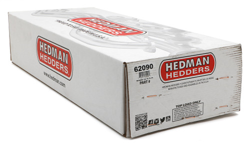 Hedman Hedders 62090 - STAINLESS STEEL HEADERS; 1-5/8 IN. TUBE DIA.; 3 IN. COLL.; FULL LENGTH DESIGN- UNCOATED