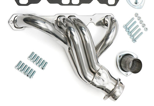 Hedman Hedders 69026 - 67-87 C10/C20 TRUCKS WITH SB CHEVY; STANDARD HTC COATED HEADERS; 1-3/4 IN. TUBE DIA.; 3 IN. COLL.; MID-LENGTH DESIGN
