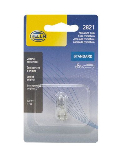 Hella 2821SB - Bulb 2821 12V 3W W2.1x9.5d T3.25 E1 SB