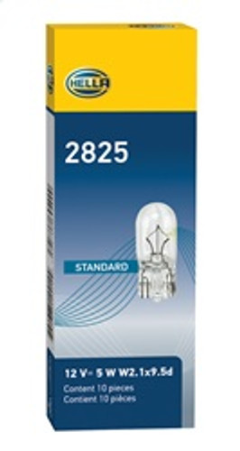 Hella 2825 - Bulb  12V 5W 4CP W2.1x9.5d T3.25