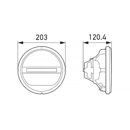 Hella 241449011 - Headlamp INSERT GR 1F8