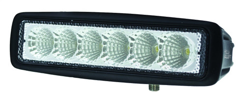 Hella 357203001 - Value Fit Mini 6in LED Light Bar - Flood Beam Pedestal