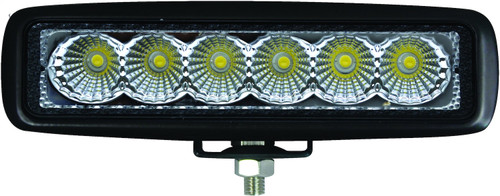 Hella 357203001 - Value Fit Mini 6in LED Light Bar - Flood Beam Pedestal
