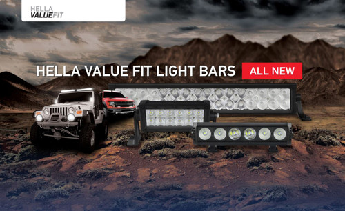 Hella 357209001 - Value Fit Design 11in - 60W LED Light Bar - Combo Beam Hella 357209001 - Value Fit Design 11in - 60W LED Light Bar - Combo Beam