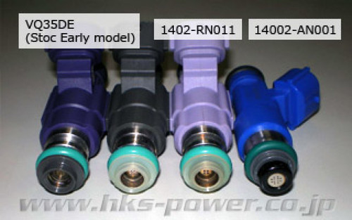 HKS 14002-AN001 - 350z / 370z / G35 / G37 Top Feed High Impedance 545cc Fuel Injector (Only One Injector)