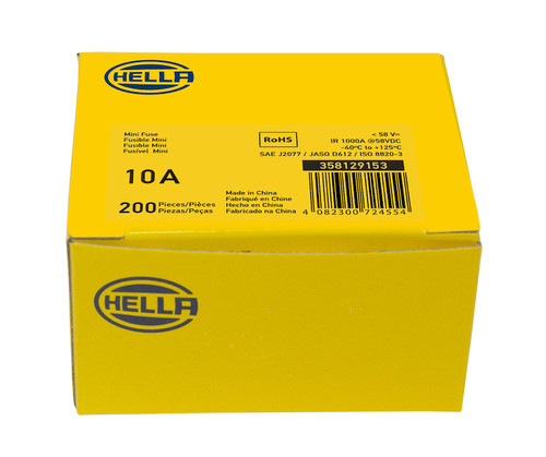 Hella 358129153 - FUSE MINI 10A RED