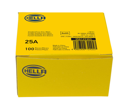Hella 358129303 - FUSE ATO 25A WHITE
