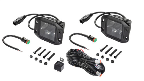 Hella 358176831 - Universal Black Magic 3.2in L.E.D. Cube Kit - Flood Beam (Flush Mount) Hella 358176831 - Universal Black Magic 3.2in L.E.D. Cube Kit - Flood Beam (Flush Mount)