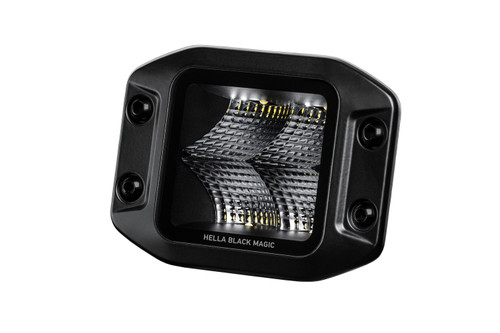 Hella 358176831 - Universal Black Magic 3.2in L.E.D. Cube Kit - Flood Beam (Flush Mount) Hella 358176831 - Universal Black Magic 3.2in L.E.D. Cube Kit - Flood Beam (Flush Mount)