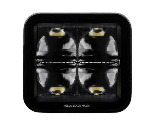 Hella 358176821 - Universal Black Magic 3.2in L.E.D. Cube Kit - Spot Beam Hella 358176821 - Universal Black Magic 3.2in L.E.D. Cube Kit - Spot Beam
