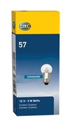 Hella 57 - Bulb  12V 3W BA9s G4.5