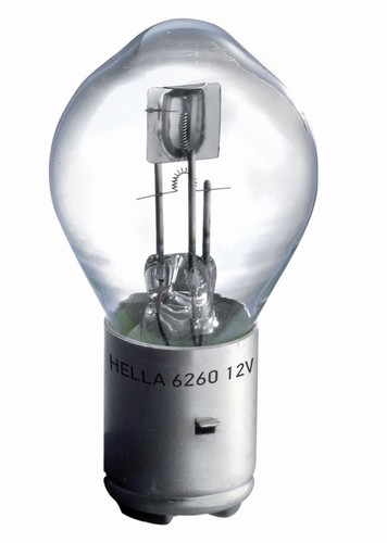 Hella 6260 - Bulb  12V 60/60W Ba20D B11 S2