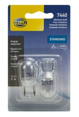 Hella 7440TB - Bulb 7440 12V 21W W3X16D T65 (2)