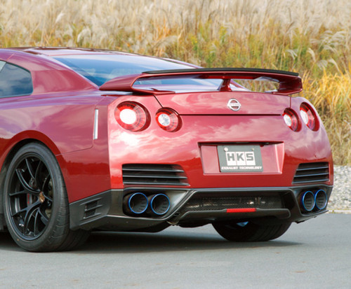 HKS 31008-KN002 - RACING MUFFLER R35 GT-R w/ SILENCER