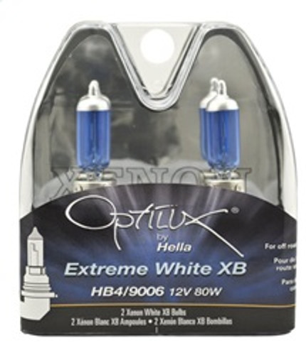 Hella H71070367 - Optilux XB White Halogen Bulbs HB4 12V 80W (2 pack)
