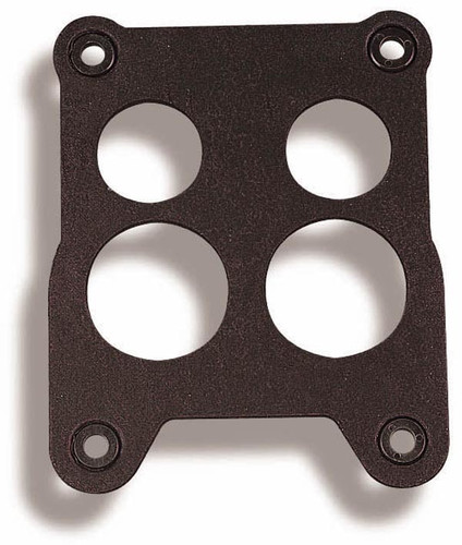 Holley 108-25 - Carburetor Base Plate Gasket - 4-Barrel - 4 Hole - 0.063 in Thick Composite - Spread Bore - Each