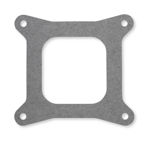 Holley 108-10 - Carburetor Base Plate Gasket - 4-Barrel - Open - 0.063 in Thick - Composite - Square Bore - Each