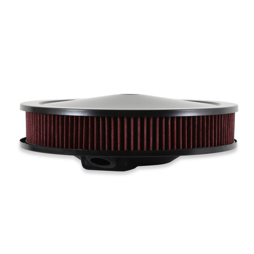 Holley 120-501 - RetroFilter Drive-By-Wire Air Cleaner - 16-Inch Diameter - Black