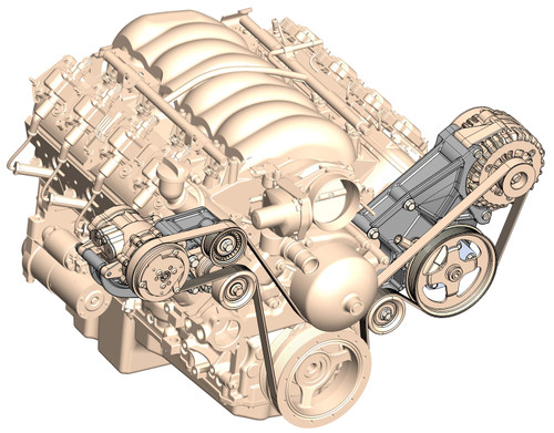 Holley 20-132P - Accessory Drive Bracket