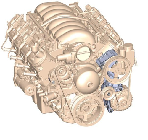 Holley 20-155BK - Accessory Drive Bracket