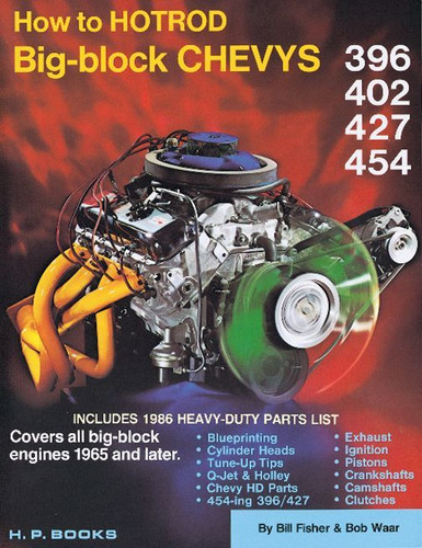 HP Books 978-091265604-5 - Book - How to Hotrod Big-Block Chevys - 160 Pages - Paperback - Each