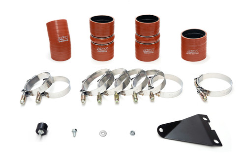 HPS Performance 17-105R - Hot and Cold Side Charge Pipes, High Temp Reinforced Silicone Turbo CAC Boots