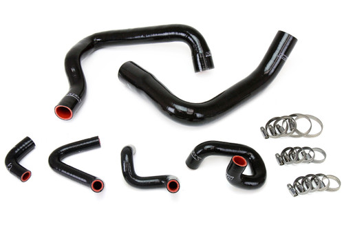 HPS Performance 57-1010-BLK - High Temp 3-ply Reinforced Silicone,Replace Rubber Radiator Heater Coolant Hoses