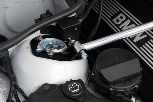 HPS Performance 42-103P - Increase rigidity, reduce chassis flex, 3-piece bolt on strut bar