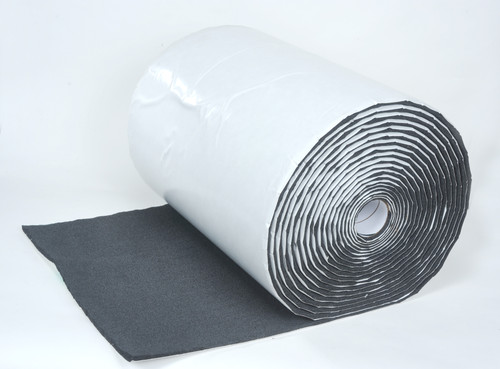 Hushmat 22500 - 1/2in Silencer Megabond Thermal Insulating Self-Adhesive Foam Bulk Roll - 24inx50' ea 100 sq ft