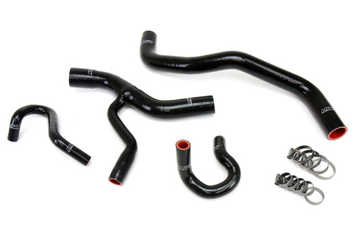 HPS Performance 57-1416-BLK - High Temp 3-ply Reinforced Silicone,Replace Rubber Radiator Heater Coolant Hoses