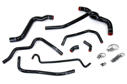 HPS Performance 57-1400-BLK - High Temp 3-ply Reinforced Silicone,Replace Rubber Radiator Heater Coolant Hoses