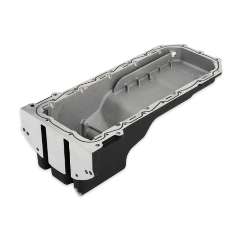 Holley 302-76BK - Gen III Hemi Swap Oil Pan - Rear-Sump - Black - VVT