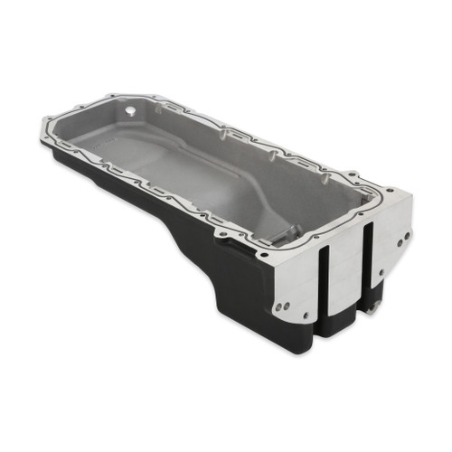 Holley 302-76BK - Gen III Hemi Swap Oil Pan - Rear-Sump - Black - VVT