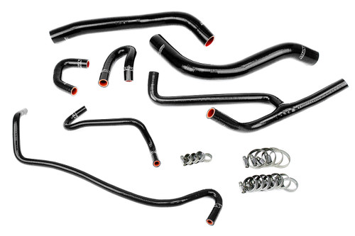 HPS Performance 57-1506-BLK - High Temp 3-ply Reinforced Silicone,Replace Rubber Radiator Heater Coolant Hoses