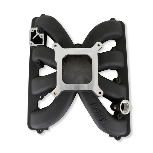 Holley 300-931BK - Single plane intake manifold for Gen III Hemi, Sniper EFI/Carb Black Holley 300-931BK - Single plane intake manifold for Gen III Hemi, Sniper EFI/Carb Black