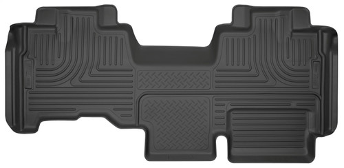 Husky Liners 19351 - 09-14 Ford F150 Ext Cab WeatherBeater Black 2nd Seat Floor Liners