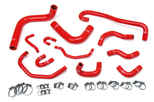 HPS Performance 57-1656-RED - High Temp 3-ply Reinforced Silicone,Replace Rubber Radiator Heater Coolant Hoses