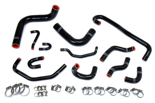HPS Performance 57-1656-BLK - High Temp 3-ply Reinforced Silicone,Replace Rubber Radiator Heater Coolant Hoses