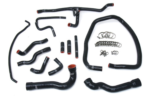 HPS Performance 57-1674-BLK - High Temp 3-ply Reinforced Silicone,Replace Rubber Radiator Heater Coolant Hoses