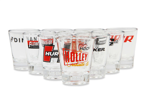 Holley 36-484 - Shot Glass; 2 oz.; w/Hooker Logo; Sold Individually;