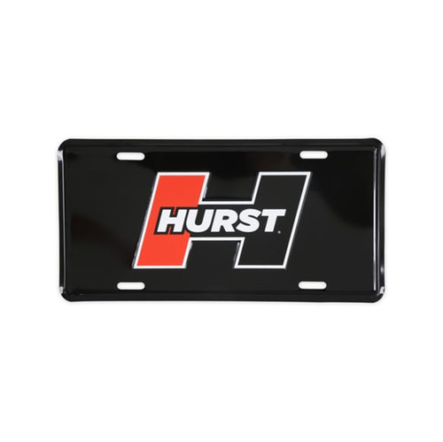 Holley 36-580 - License Plate; Hurst; 12 in. X 16 in. Size; w/High Gloss Graphics; Aluminum;