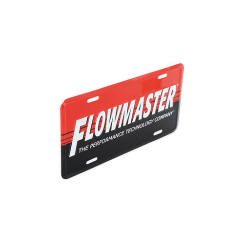 Holley 36-578 - License Plate; Flowmaster; 12 in. X 16 in. Size; w/High Gloss Graphics; Aluminum;